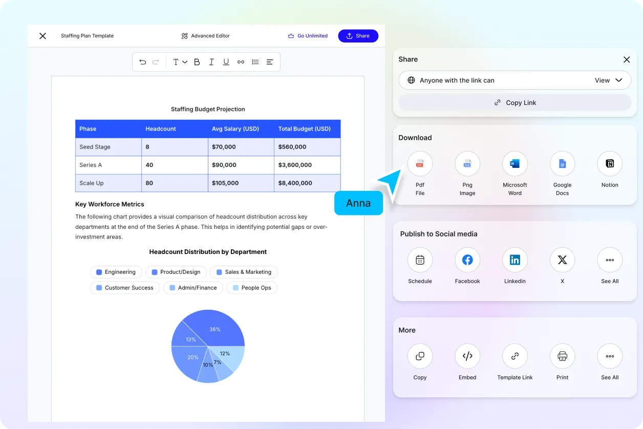 Free AI Staffing Plan Generator, AI Staffing Plan Maker Online [ No Signup ]